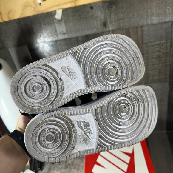 Nike Icon Classic Sandal Black White Platform Wedge DH0224-001 Women Size 8 - Picture 10 of 15